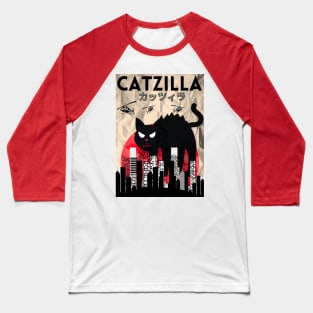 Catzilla Baseball T-Shirt